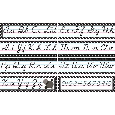 Teacher Created Resources Mini Bulletin Board Sets, Cursive