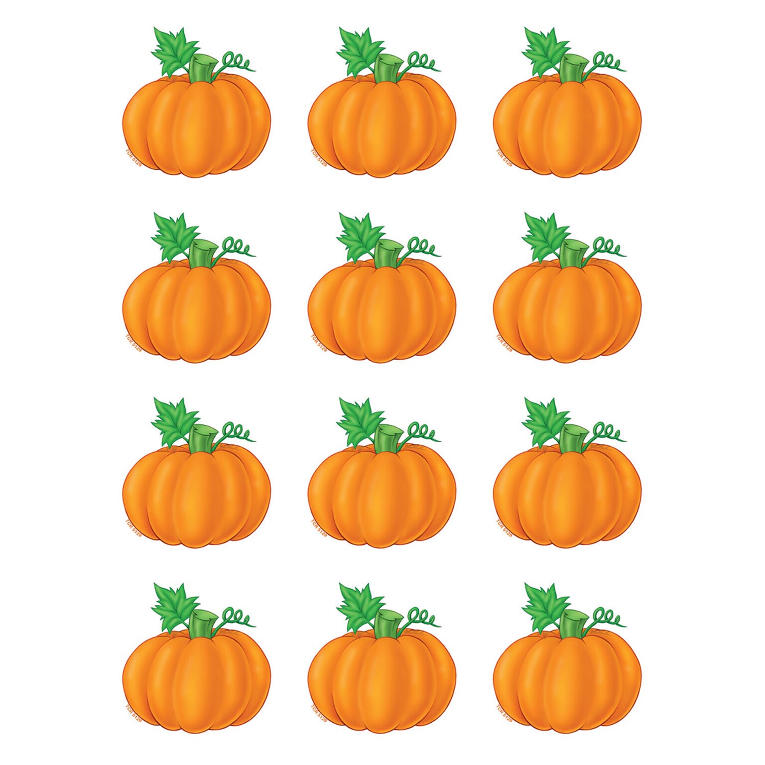 Teacher Created Resources Pumpkins Mini Accents, 36/Pack (TCR5129)
