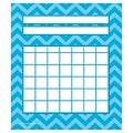 Teacher Created Resources Aqua Chevron Incentive Charts, Pack of 36 (TCR5530)