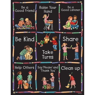 Teacher Created Resources Charts, Manners Chart from Susan Winget