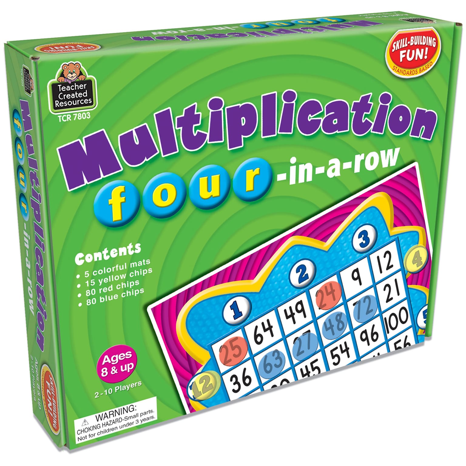 Multiplication: Four-in-a-Row Game