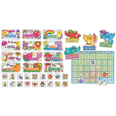 All Season Calendar Bulletin Board Set
