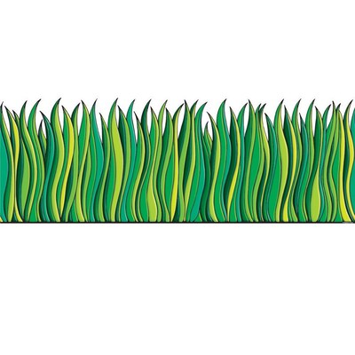 Teacher's Friend Borders, Tall Green Grass Jumbo