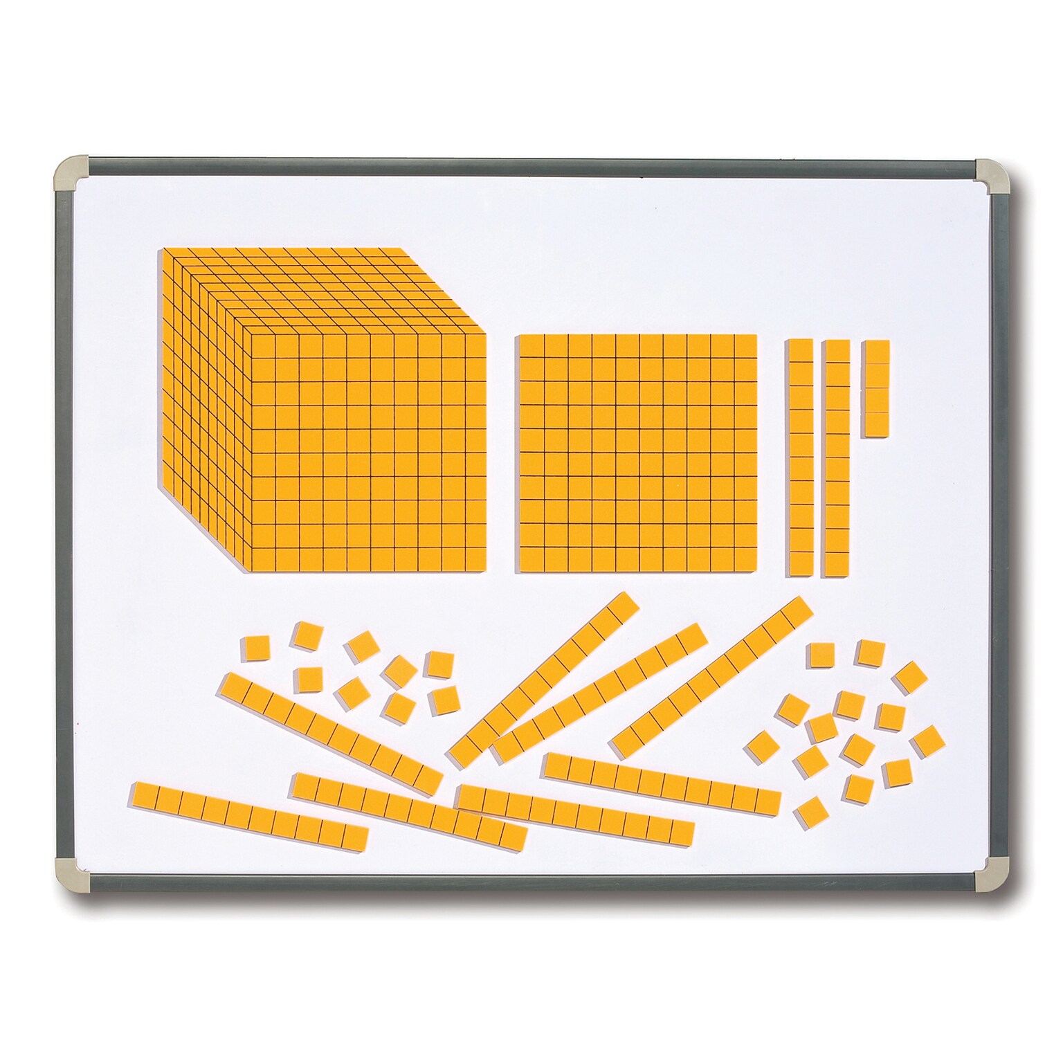 Learning Advantage Magnetic Foam Base Ten Blocks, Grade 1st - 6th