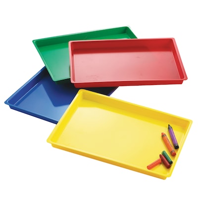 Learning Advantage® Multipurpose Trays, Set of 4 Assorted Colors (CTU77040)