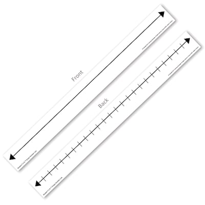 Learning Advantage F.U.N. Student Empty Number Line, Set of 10 (CTU7997)