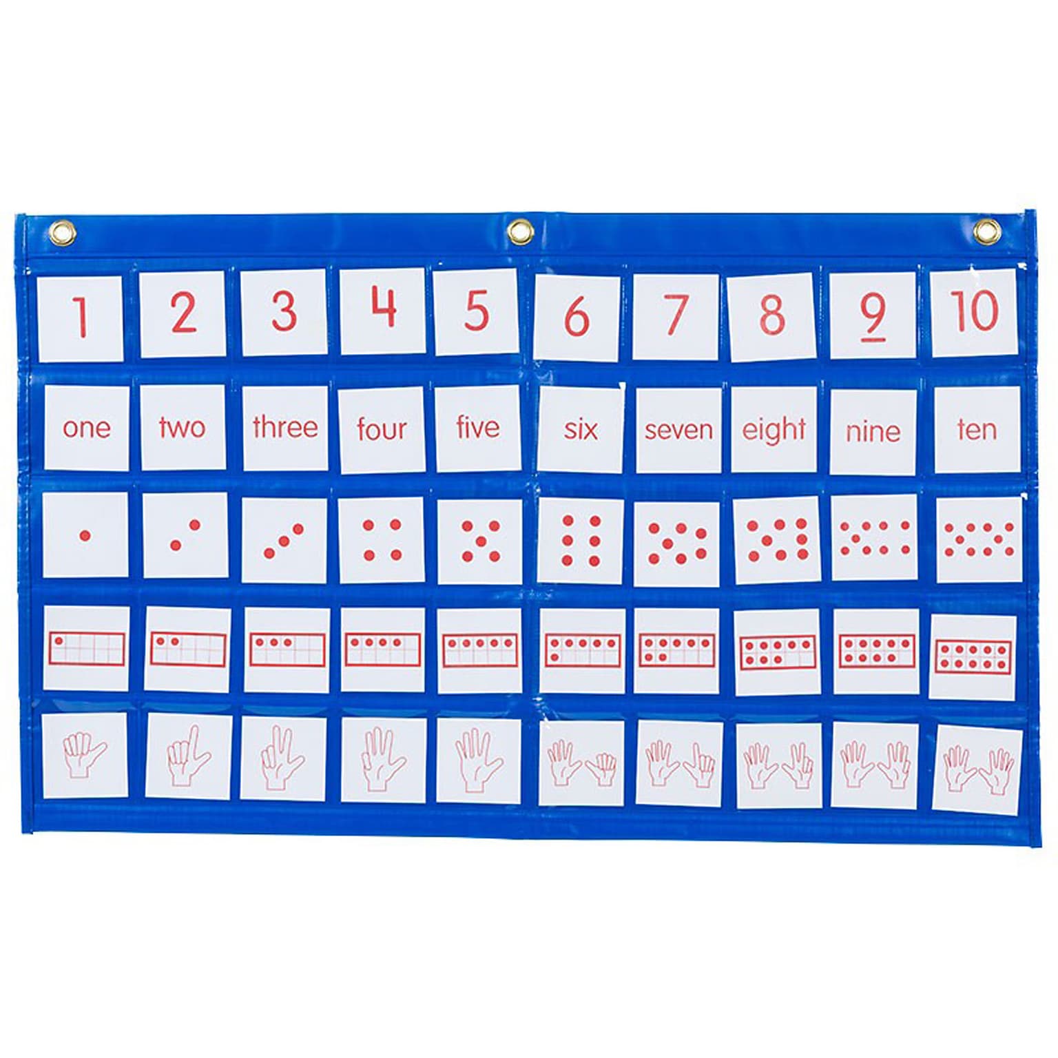 Didax Number Path Pocket Chart With Cards Grades K-2 DD-211773