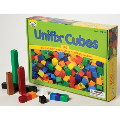 Didax UNIFIX Cubes, Grades K-6, 500 ct. (DD-221)