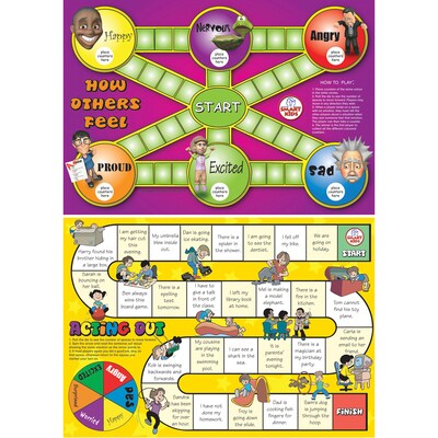 Didax Social Skills Board Games, Grades 1-5 (DD-500063)