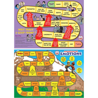 Didax Social Skills Board Games, Grades 1-5 (DD-500063)