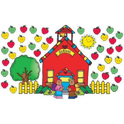 DJ Inkers Bulletin Board Sets, Schoolhouse | Quill.com