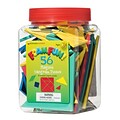 Dowling Magnets Foam Fun! Magnet Tangrams Pieces, Assorted Colors & Sizes (DO-732103)