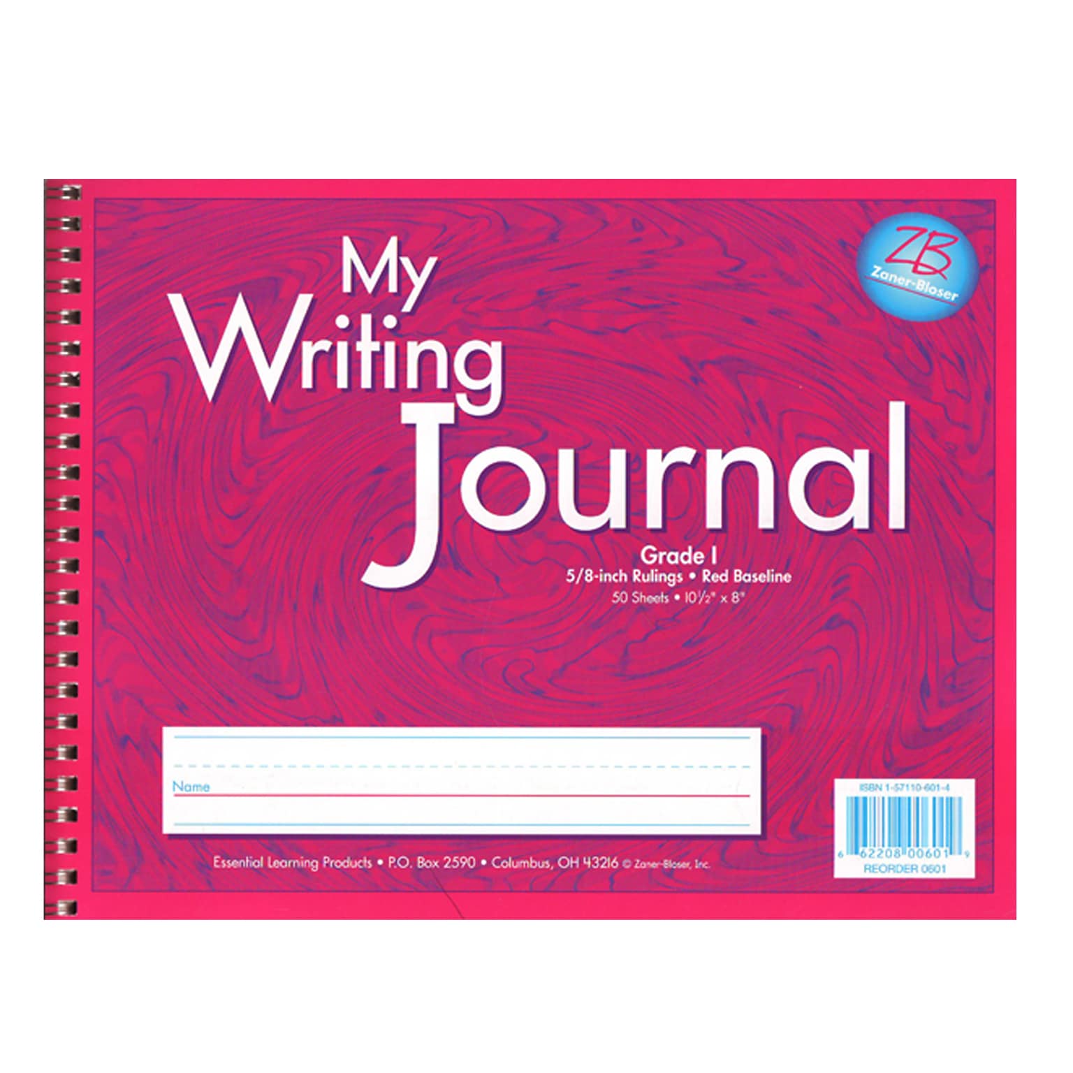 Zaner-Bloser® Writing Journals, Pink, Grade 1, 6 EA/BD