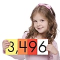 Essential Learning Products® 4-Value Whole Numbers Place Value Card Set, 4, 40 Cards (ELP626642)