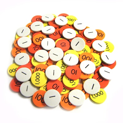 Sensational Math™ Class Set Place Value Disc, 1500 Discs (ELP626654)