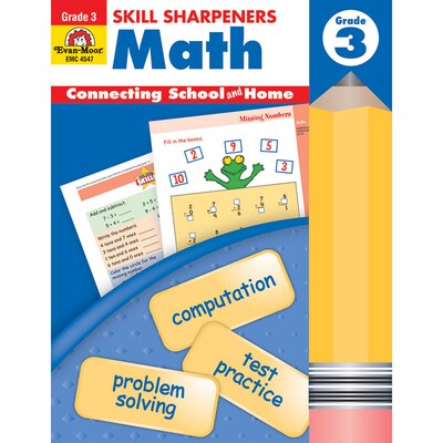 Evan-Moor® Skill Sharpeners, Math, Grade 3