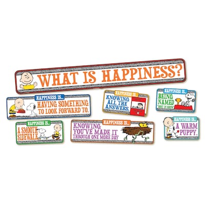 Eureka® Peanuts® Mini Bulletin Board Set, Happiness Is (EU-847102)