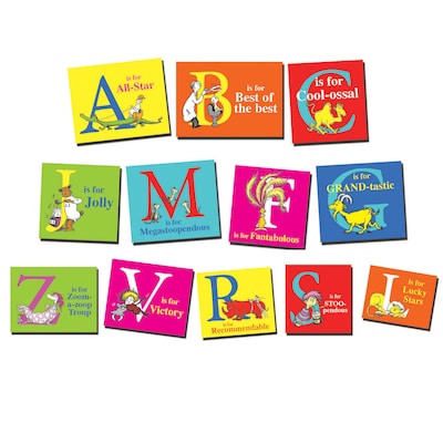 Eureka® Dr. Seuss™ Mini Bulletin Board Set, Encouraging and Positive ABC (EU-847103)