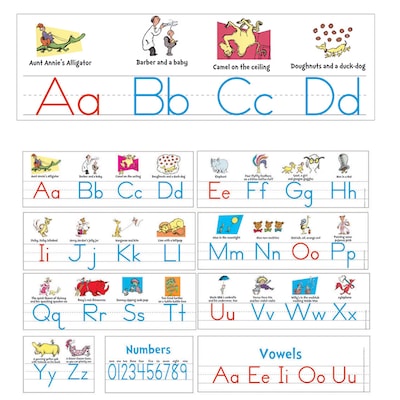Eureka Dr. Seuss 24 x 17 Manuscript Alphabet Alpha Set (EU-847642)
