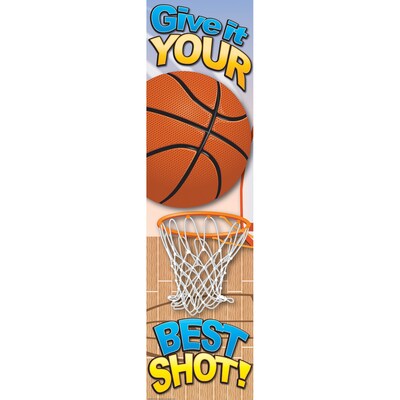 Eureka® Basketball Motivational Banner, 4