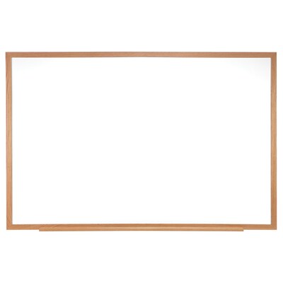 Ghent Non-Magnetic Dry-Erase Whiteboard, Wood Frame, 3 x 2 (GH-M2W231)
