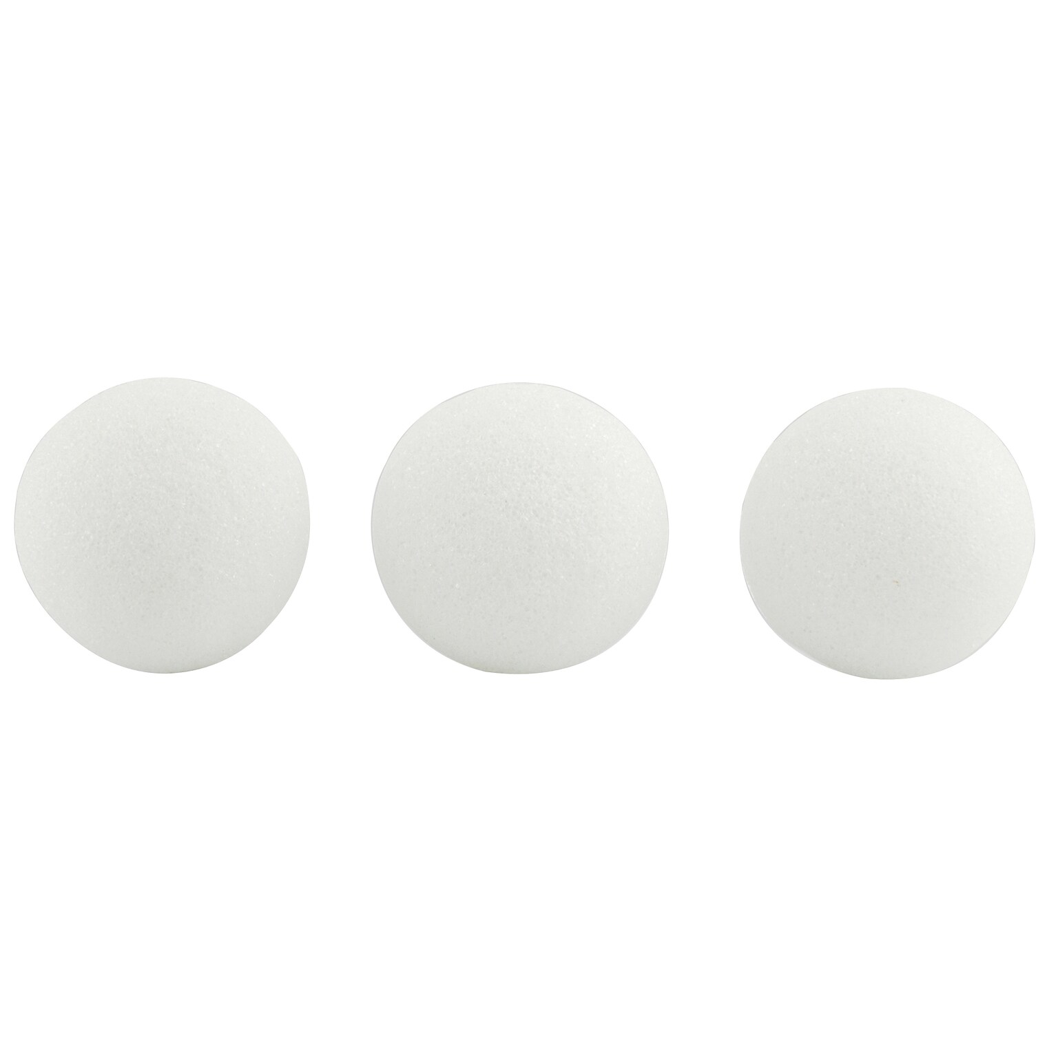 Hygloss Styrofoam Ball, White, 50/Pack (HYG5103)