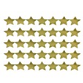 Hygloss Star Sticker Strips, Gold Metallic, 5 Strips, 35 Stars (HYG94718)