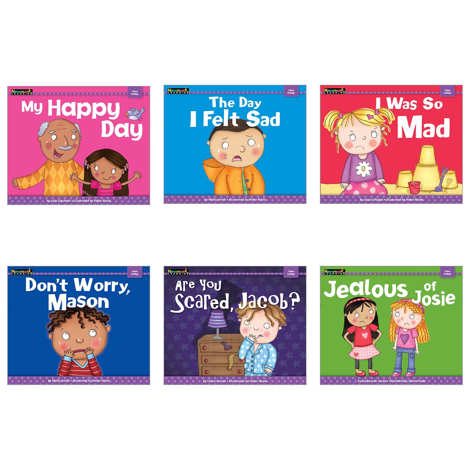 Newmark Learning MySELF Readers: I Have Feelings Boxed Set, 6/Pack