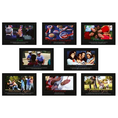 Core Democratic Values Bulletin Board Set
