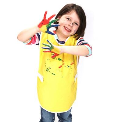 Peerless® Sleeveless Kinder Smock, Blue/Yellow (PZ-PP812)