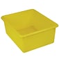 Romanoff Stowaway Letter Box 13.5"H x 10.75"W Plastic Bin - No Lid, Yellow (ROM16103)