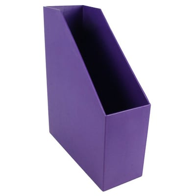 Romanoff Plastic Magazine File 9.5H x 11.5W, Purple (ROM77706)