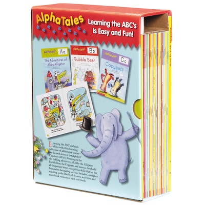 Scholastic Teaching Resources Alpha Tales Learning Library Activity Set, Ages 4-7 (SC-0545067642)