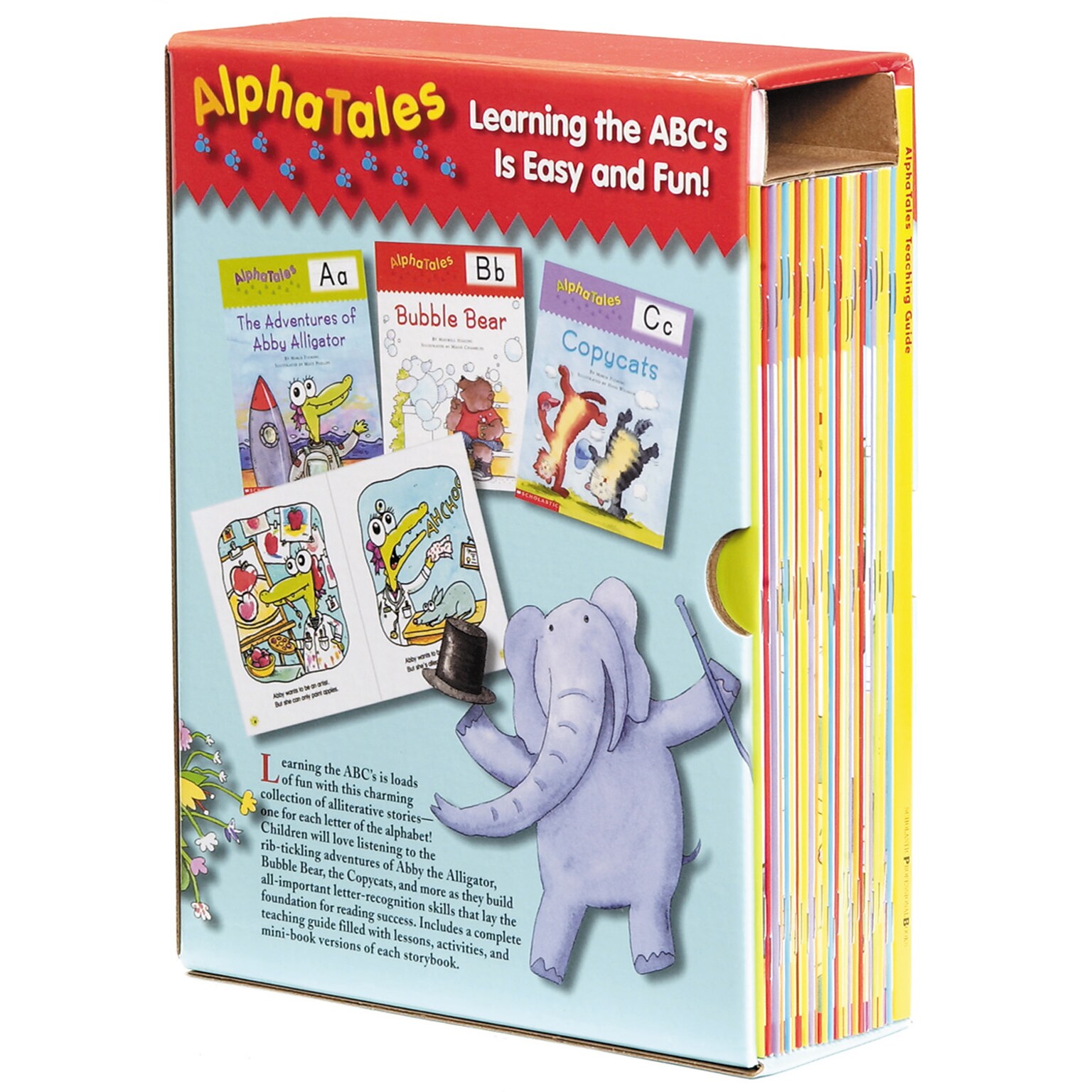 Scholastic Teaching Resources Alpha Tales Learning Library Activity Set, Ages 4-7 (SC-0545067642)