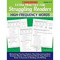 Scholastic Extra Practice For Struggling Readers, High Frequency Words