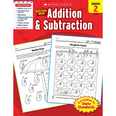 Scholastic Success With Addition & Subtraction, Grade 2