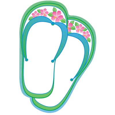 Creative Shapes™ 5" x 7" Large Notepad, Flip Flops