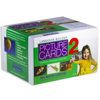 Stages Learning Materials Language Builder, Picture Nouns Card Set 2, 3rd Grade, 350/PK (SLM004)