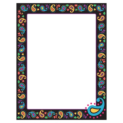 Trend Enterprises® Perfectly Paisley Terrific Paper, 50/Pack