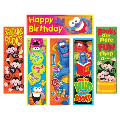 Trend Bookmarks, Clever Characters Variety Pack