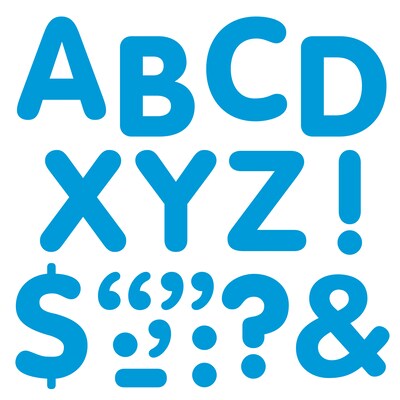 Trend Enterprises® STICK-EZE® 2 Letter and Mark Set, Blue