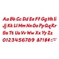 Red 4" Italic Ready Letters®