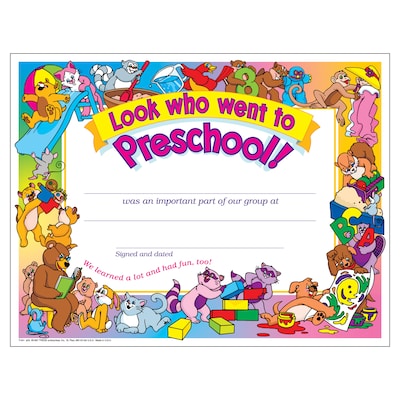 Trend Look who went to Preschool!, 30 CT (T-341)
