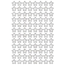 Trend Silver Sparkle Stars superShapes Stickers-Sparkle, 400 CT (T-46404)