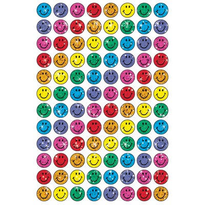 Trend Colorful Smiles superSpots Stickers-Sparkle, 400 CT (T-46505)