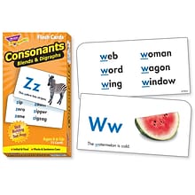 Trend® Skill Drill Flash Cards, Consonants