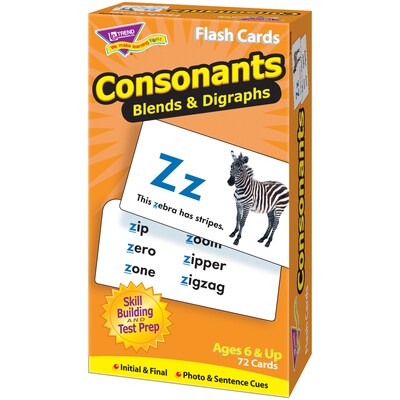 Trend® Skill Drill Flash Cards, Consonants