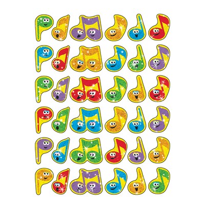 Trend Enterprises® Sparkle Stickers, Merry Music