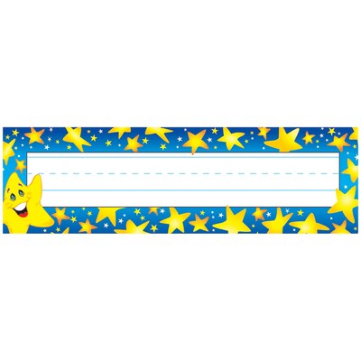 Super Stars Desk Toppers® Name Plates, 9-1/2" x 2-7/8", 36/pkg