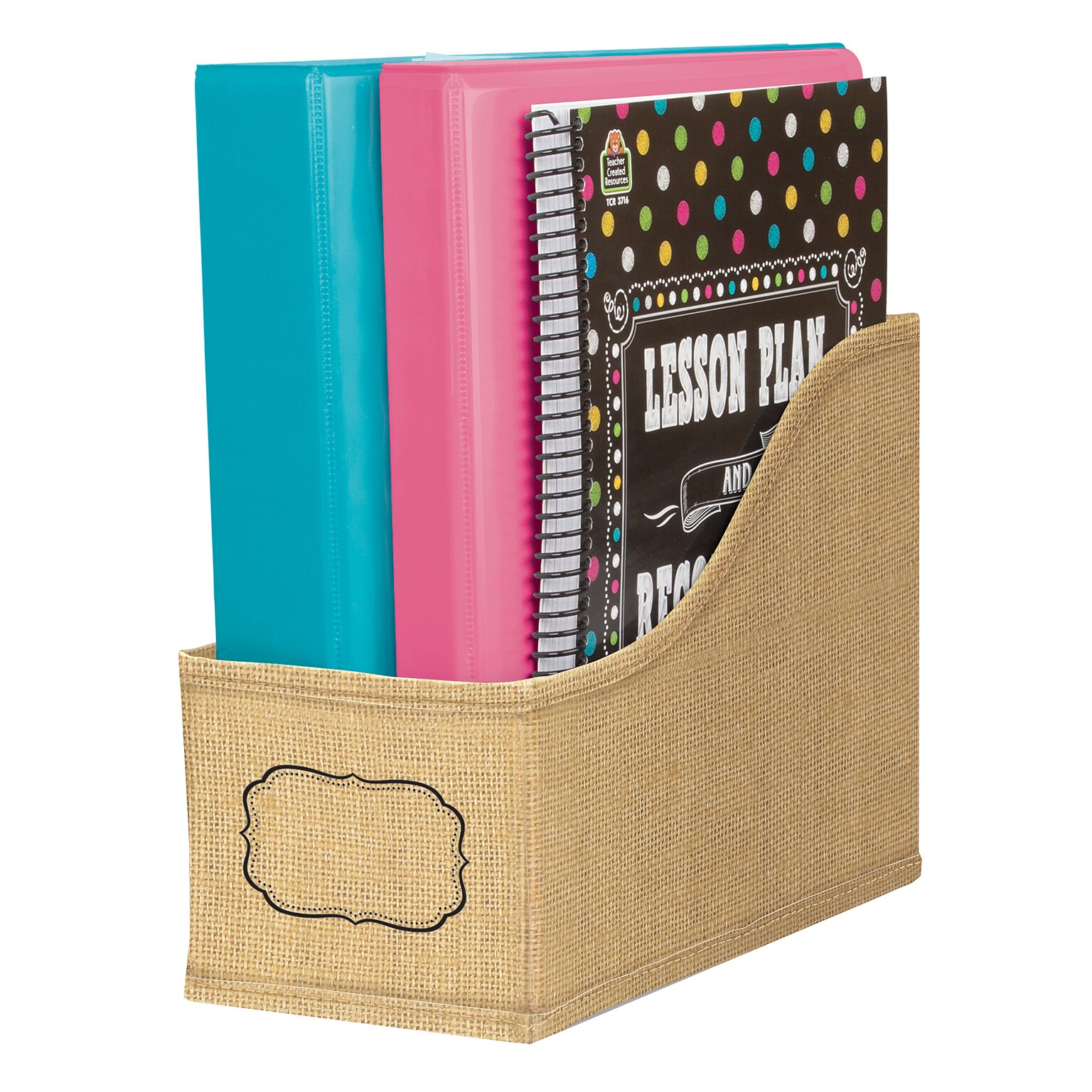 Teacher Created Resources® Burlap Book Bin (TCR20835)